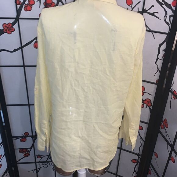 Michael Kors yellow size M shirt - Picture 2 of 4